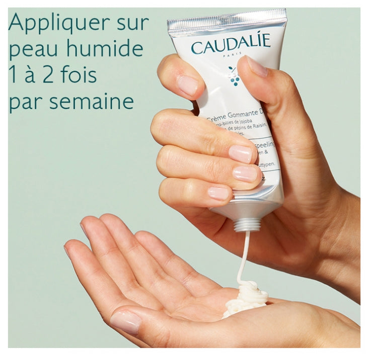Caudalie Vinoclean كريم تقشير لطيف للبشرة الحساسة 75ml