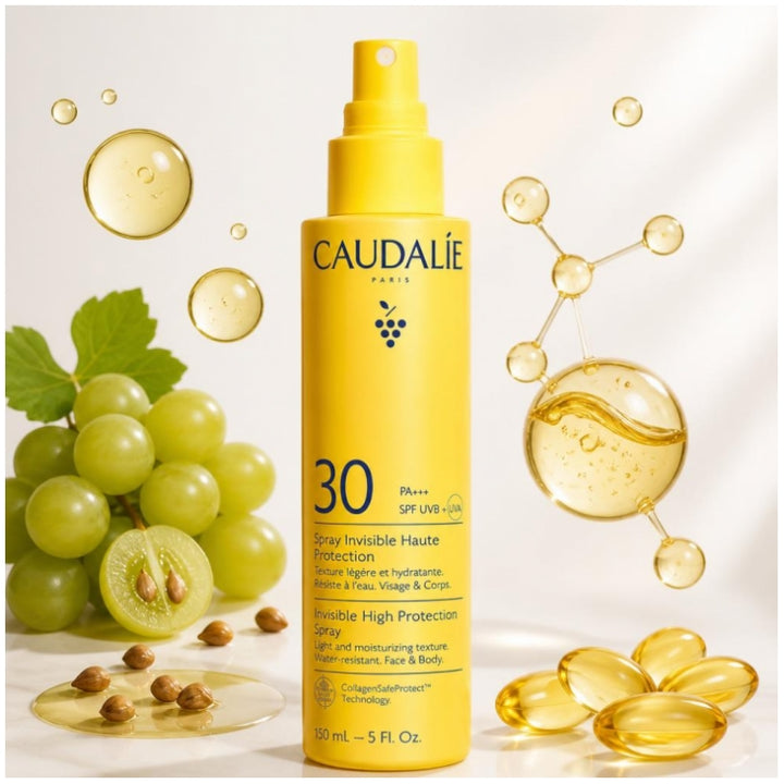 Caudalie Vinosource Invisible High Protection Spray SPF30 for Face and Body 150ml (5.07 fl oz)