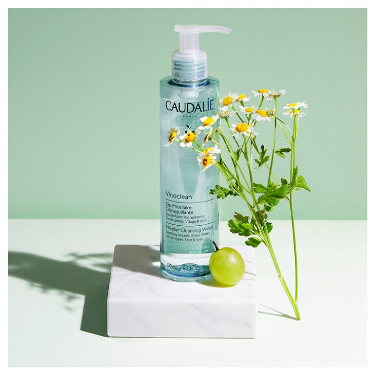 Caudalie Vinoclean Agua Micelar Limpiadora para Rostro y Ojos 200ml