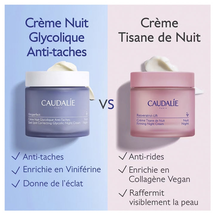 Caudalie Vinoperfect Glycolic night cream refill for dark spots 50 ml (1.69fl oz)