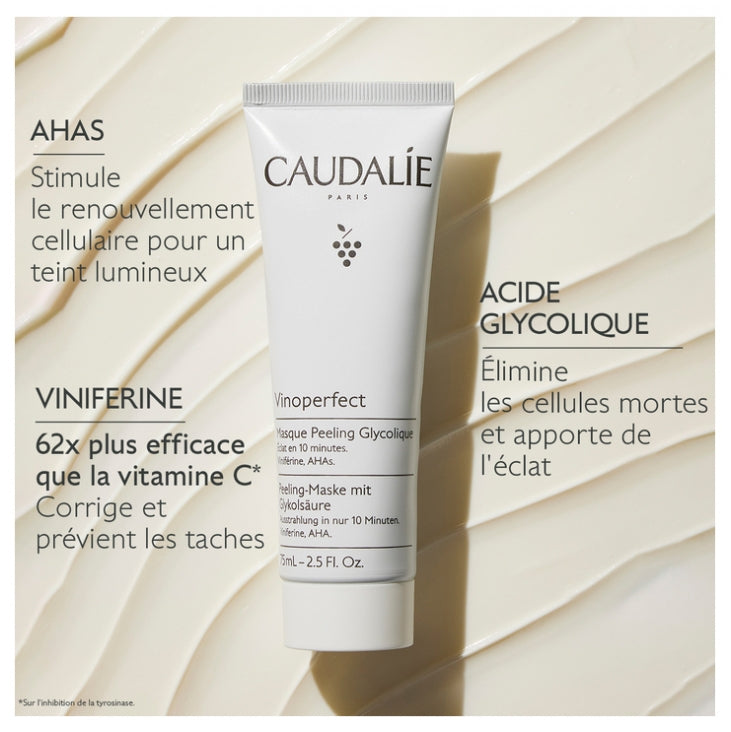 Caudalie Vinoperfect Masque Peeling Glycolique 75ml