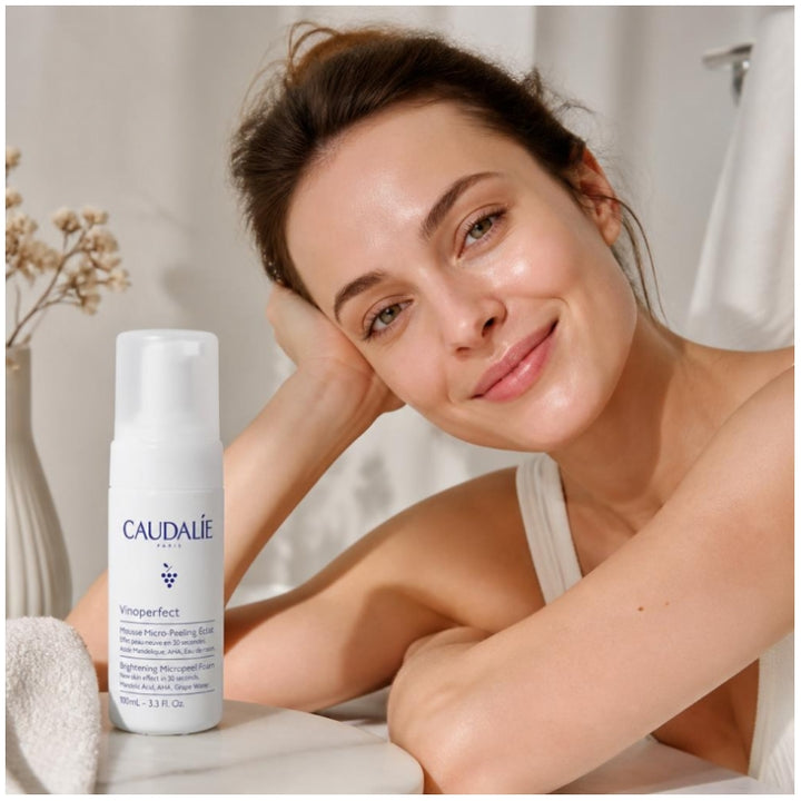 Caudalie Vinoperfect رغوة التقشير الدقيق للإشراقة 100ml