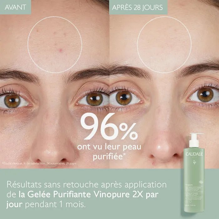 Caudalie Vinopure Purifying Gel Cleanser - FrenchBeautyHub