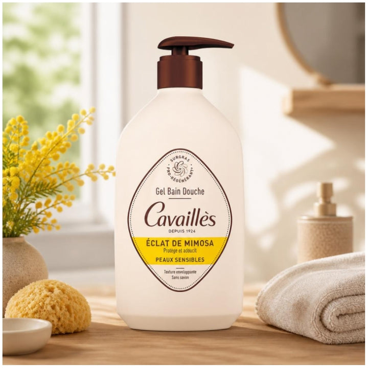 Cavaillès Surgras Pro-Regenerating Eclat de Mimosa Bath & Shower Gel 1L