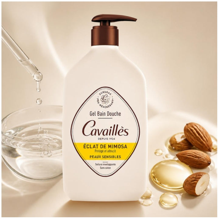 Cavaillès Surgras Pro-Regenerating Eclat de Mimosa Bath & Shower Gel 1L
