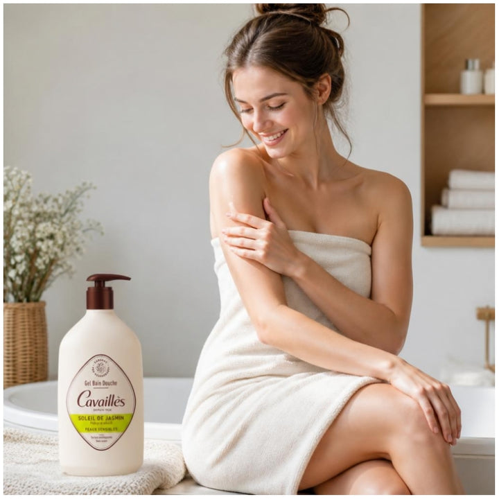 Cavaillès Surgras Pro-Regenerating Sun de Jasmin جل الاستحمام والدش 1L