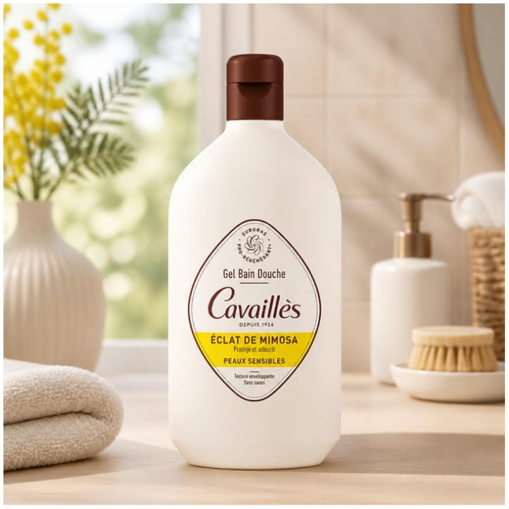 Cavaillès Surgras Pro-Regenerating Eclat de Mimosa Bath & Shower Gel 400ml (13.53fl oz)
