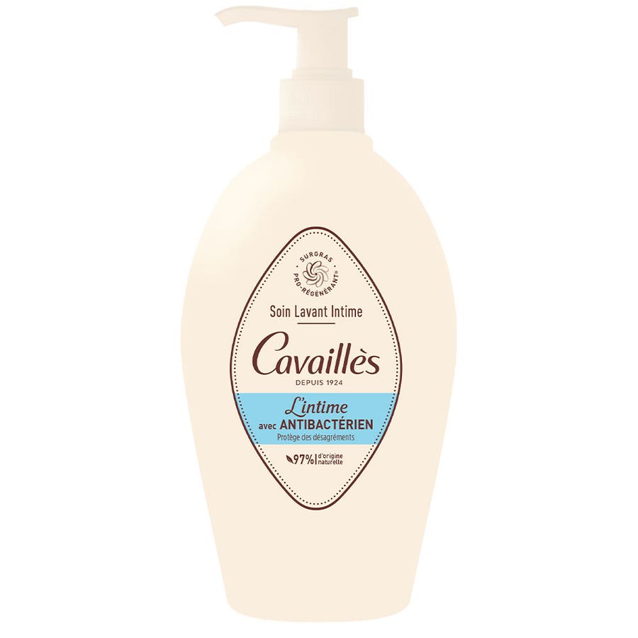 Cavaillès Intimate Dryness Moisturising Intimate Cleansing Care 500ml (16.91fl oz) - FrenchBeautyHub
