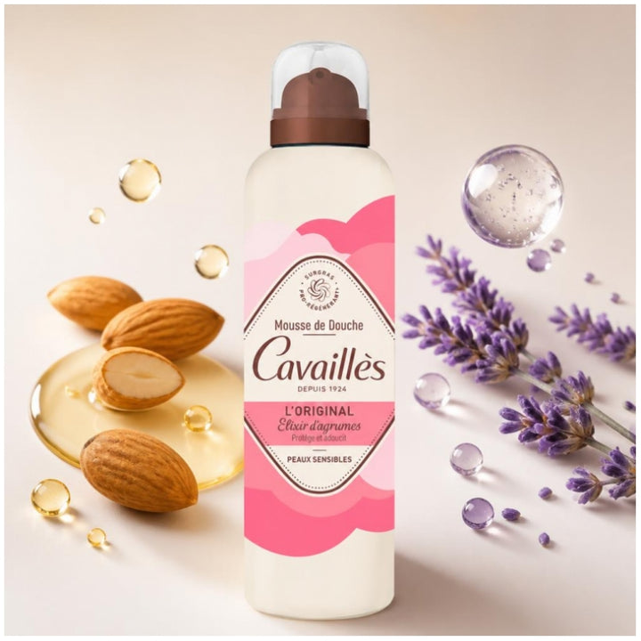 Cavaillès Surgras رغوة استحمام معززة للتجدد Citrus Elixir 200ml