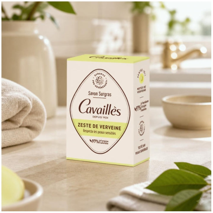 Cavaillès Surgras Jabones regeneradores con verbena cítrica 100g