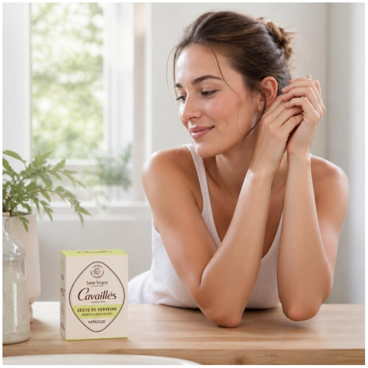 Cavaillès Surgras Jabones regeneradores con verbena cítrica 100g