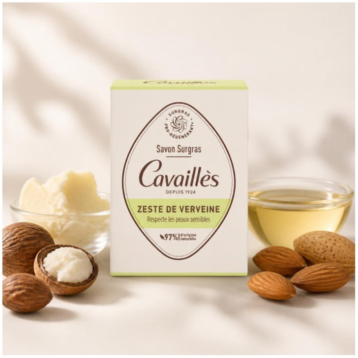 Cavaillès Surgras Jabones regeneradores con verbena cítrica 100g