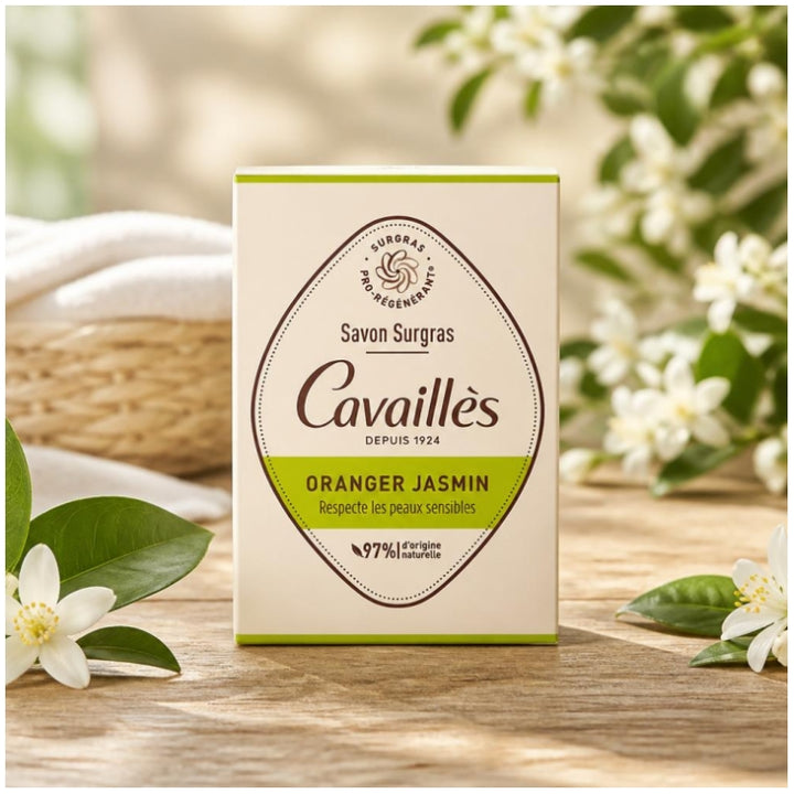 Rogé Cavaillès Superfatted Pro Regenerating Soap with Orange Blossom & Jasmine - 100g