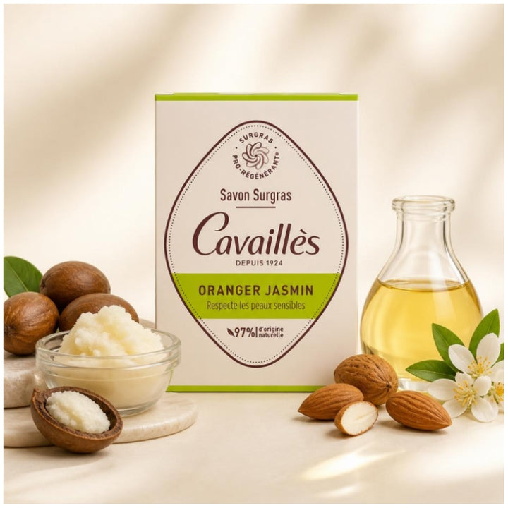Rogé Cavaillès Superfatted Pro Regenerating Soap with Orange Blossom & Jasmine - 100g