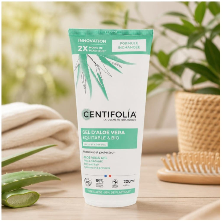 Centifolia Aloe Vera جل مرطب وواقٍ لجميع أنواع البشرة، للجسم والشعر 200ml