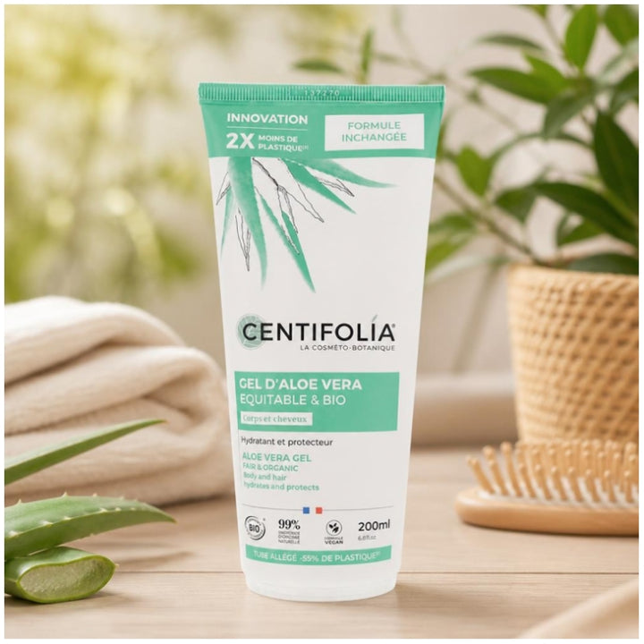 Centifolia Aloe Vera جل مرطب وواقٍ لجميع أنواع البشرة، للجسم والشعر 200ml