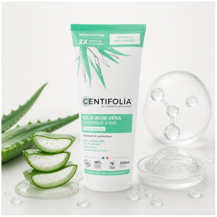 Centifolia Aloe Vera جل مرطب وواقٍ لجميع أنواع البشرة، للجسم والشعر 200ml