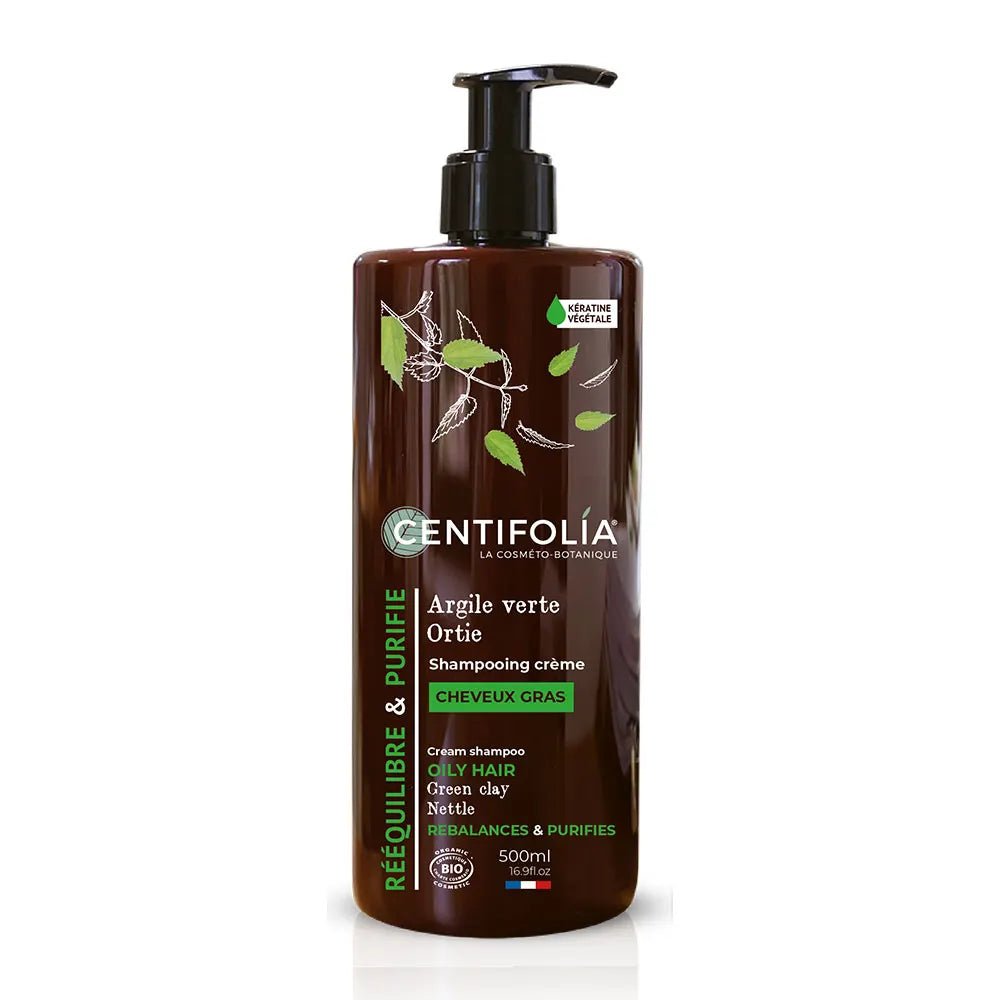 Centifolia Nettle & Green Clay Cream Shampoo for Oily Hair - FrenchBeautyHub