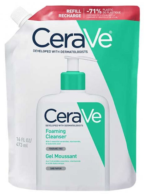 CeraVe Detergente Schiumogeno per Pelle da Normale a Grassa