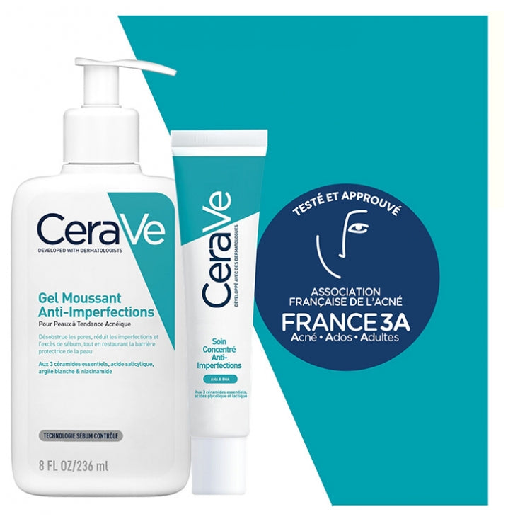 Cerave Anti-Blemish Kit SOS + Pegatina Gratis