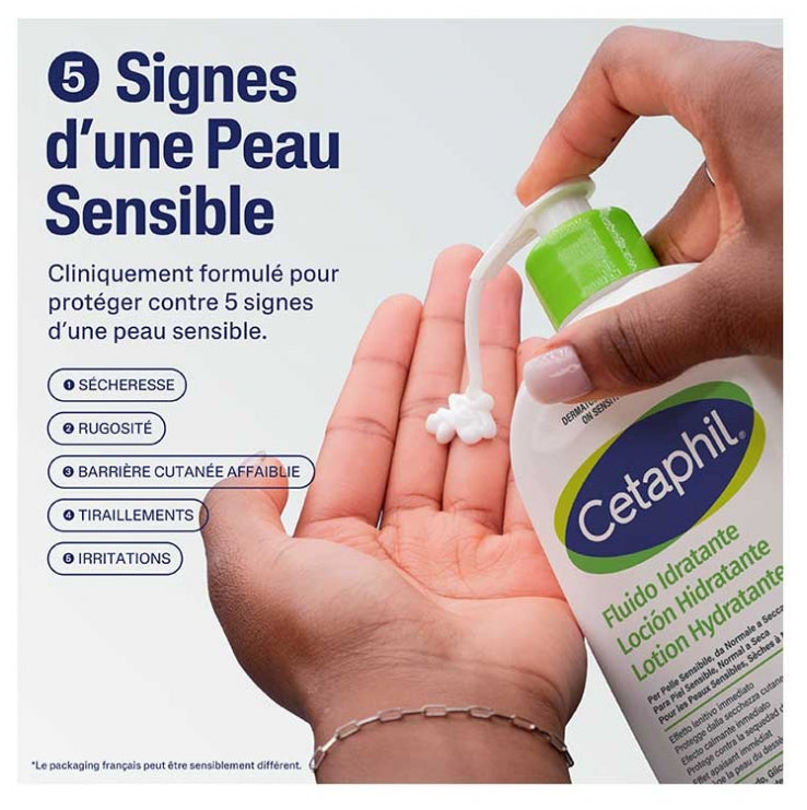 Cetaphil لوشن مرطب للبشرة الحساسة الجافة إلى العادية 473 ml