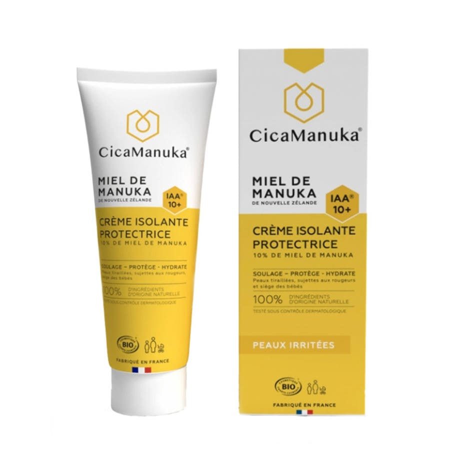 Cica Manuka Protective Insulating Cream Bioes Manuka Honey IAA10+ Irritated Skin 75ml (2.53fl oz) - FrenchBeautyHub