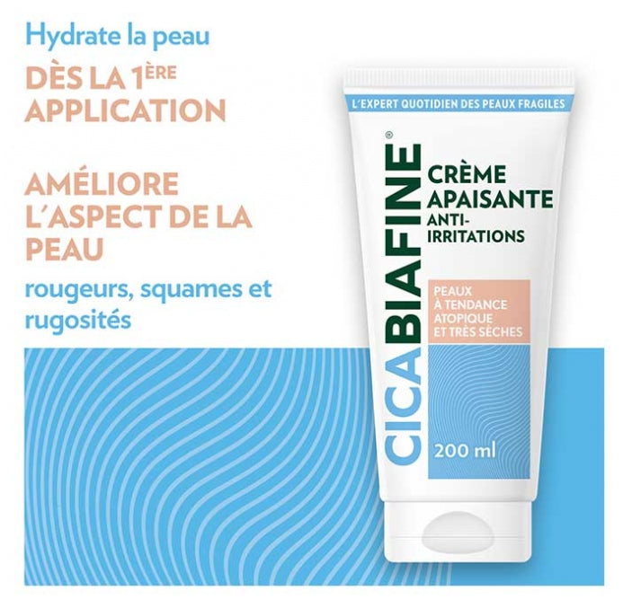 Cicabiafine Crème nourrissante anti-irritations pour peaux extra sèches et atopiques