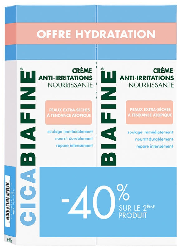 Cicabiafine Crème nourrissante anti-irritations pour peaux extra sèches et atopiques