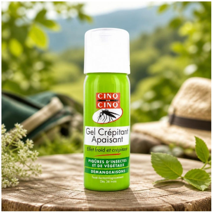 Cinq Sur Cinq جل مهدئ للدغات الحشرات والنباتات والحكة 50ml