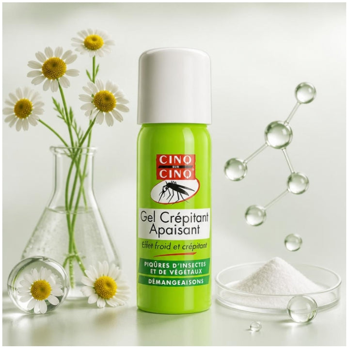 Cinq Sur Cinq جل مهدئ للدغات الحشرات والنباتات والحكة 50ml