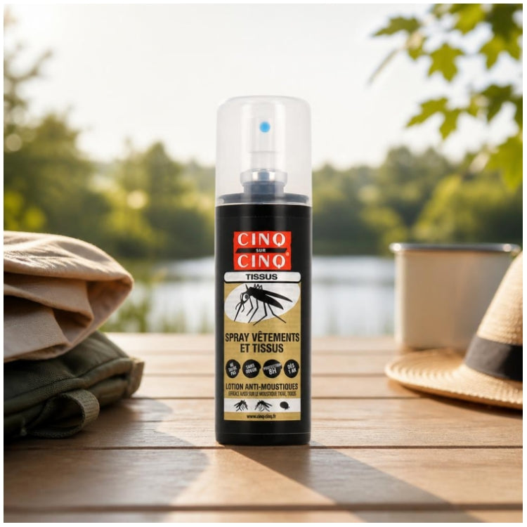 Cinq Sur Cinq Mückenschutzspray für Kleidung und Textilien 100ml