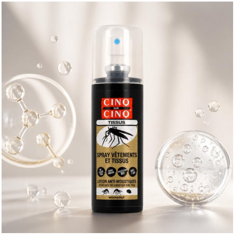 Cinq Sur Cinq Mückenschutzspray für Kleidung und Textilien 100ml