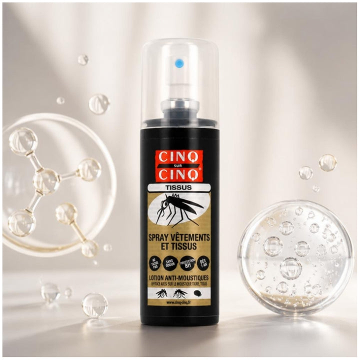 Cinq Sur Cinq Mückenschutzspray für Kleidung und Textilien 100ml