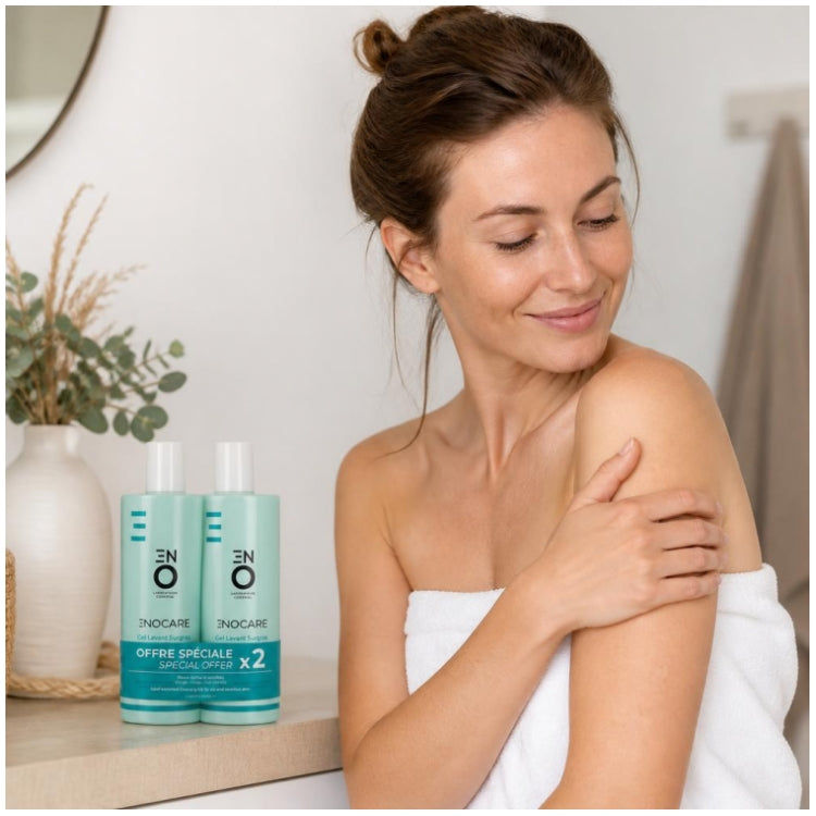 ENO Laboratoire Codexial Enocare Superfatted Cleansing Gel 400ml x2 (13.52 fl oz x2)
