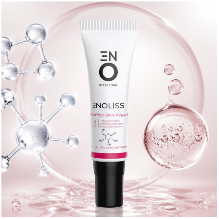 ENO Laboratoire Codexial Enoliss Emulsão Esfoliante Suave Reguladora da Pele Perfeita para Pele Sensível Normal a Mista 30ml