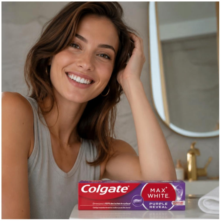 Colgate Max White Violet anti-stain toothpaste 75ml (2.54 fl oz)