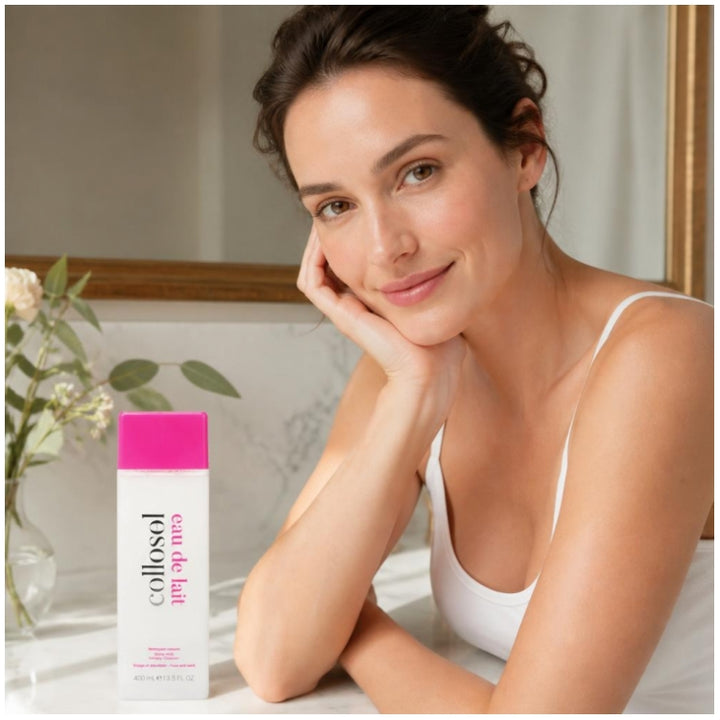 Collosol Eau De Lait Loción limpiadora facial y desmaquillante 400ml