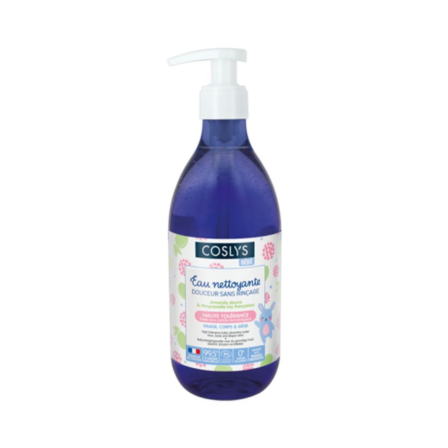 Coslys Baby Bioes Gentle Cleansing Water From birth Face, Body and Seat 500ml (16.91fl oz) - FrenchBeautyHub