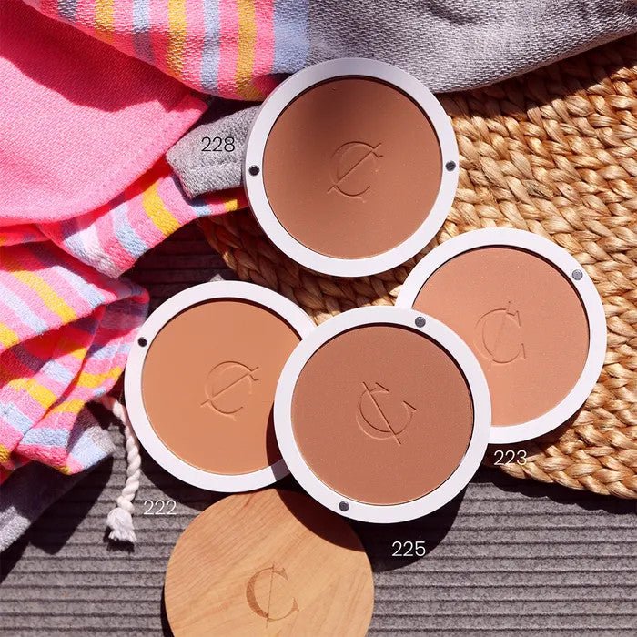 Couleur Caramel Terre Caramel 8.5g (0.30 oz) - Organic Illuminating Face Powder - FrenchBeautyHub