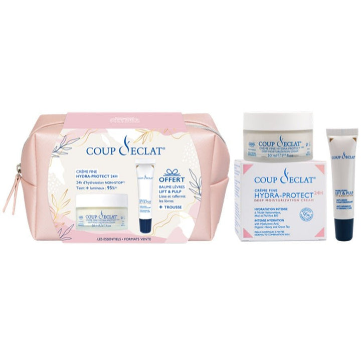 Coup D'Eclat Hydra Protect 24h Fine Cream Kits - FrenchBeautyHub