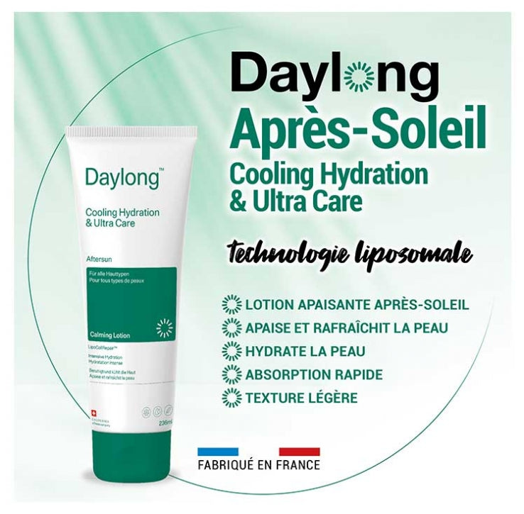 Galderma Daylong Loção pós-sol refrescante para hidratação e cuidado intensivo 236 ml