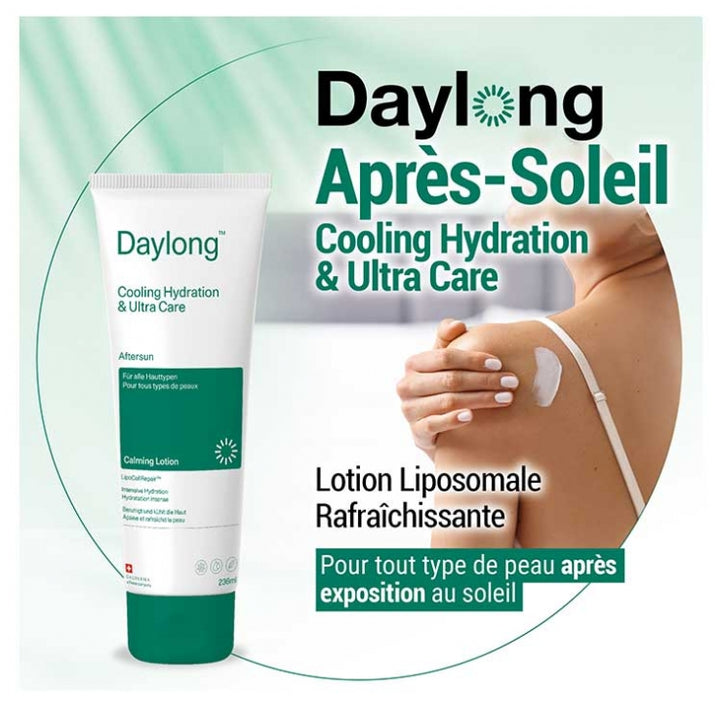 Galderma Daylong Loção pós-sol refrescante para hidratação e cuidado intensivo 236 ml