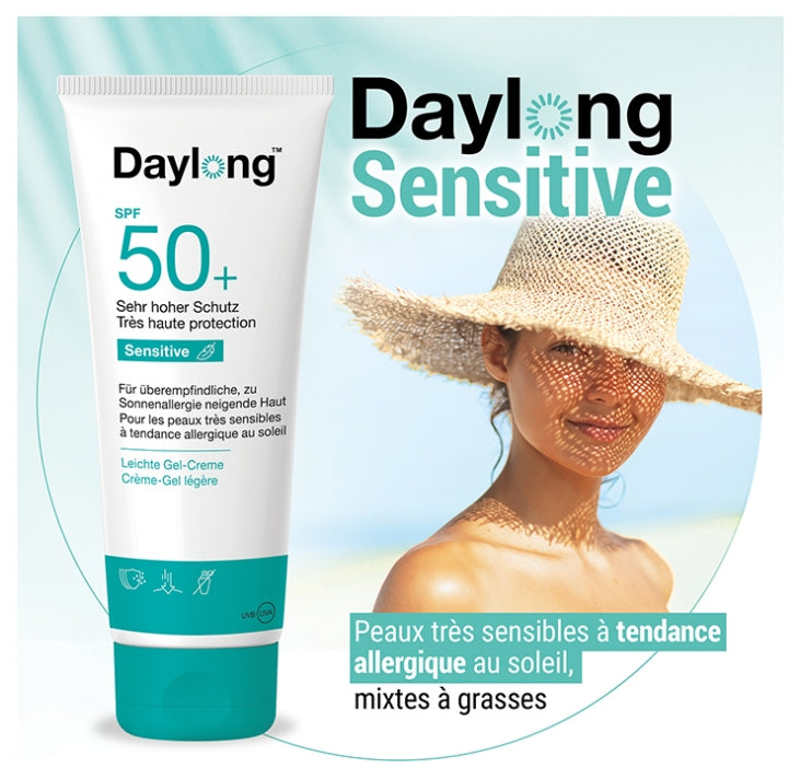 Galderma Daylong Sensitive Light Gel Suncare Cream SPF50+ (Sunscreens) 200ml (6.76fl oz)