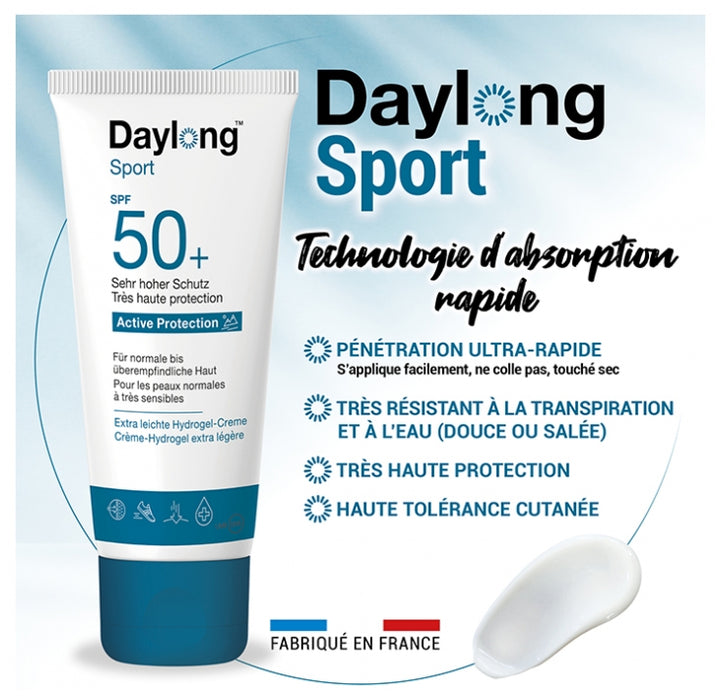Galderma Daylong Sport Crème solaire hydrogel extra légère 50ml