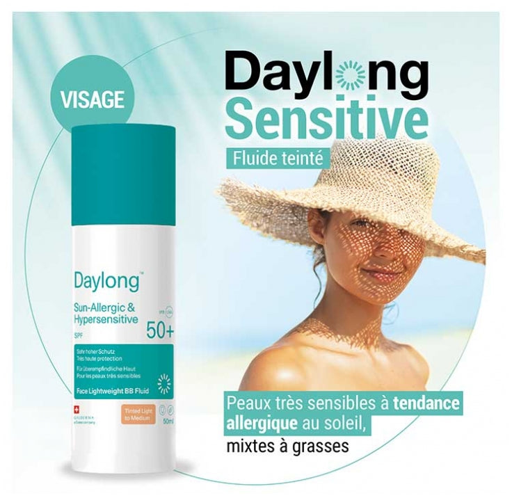 Galderma Daylong سائل ملون للوجه Light to Medium SPF50+ 50 ml