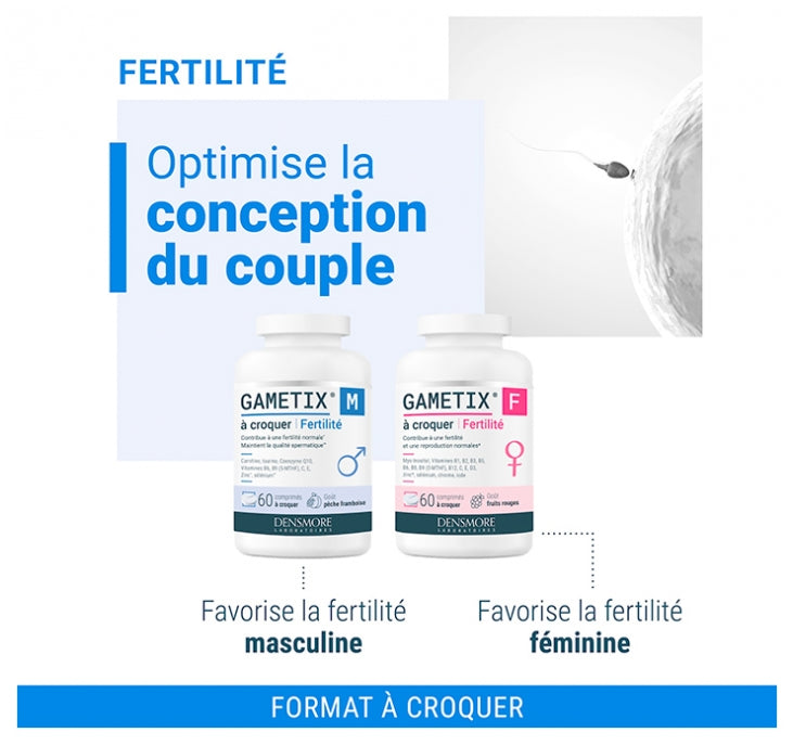Densmore Gynecology Gametix® M Fertility L'Homme 60 comprimidos masticables 300g