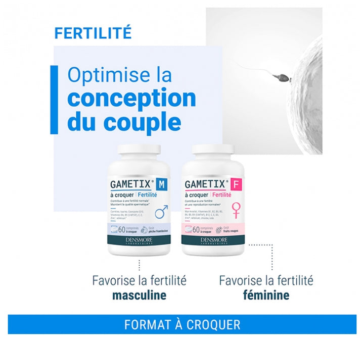 Densmore Gynecology Gametix® M Fertility L'Homme 60 comprimidos masticables 300g