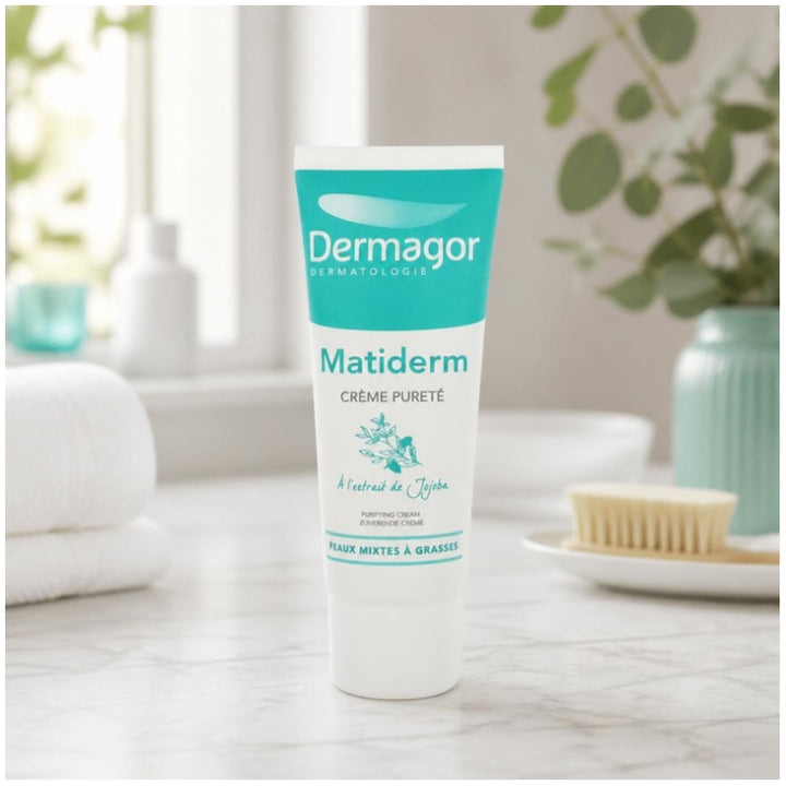 Dermagor Matiderm Purifying Cream 40ml (1.35 fl oz) for Combination to Oily Skin