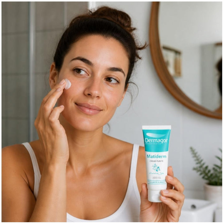 Dermagor Matiderm Purifying Cream 40ml (1.35 fl oz) for Combination to Oily Skin