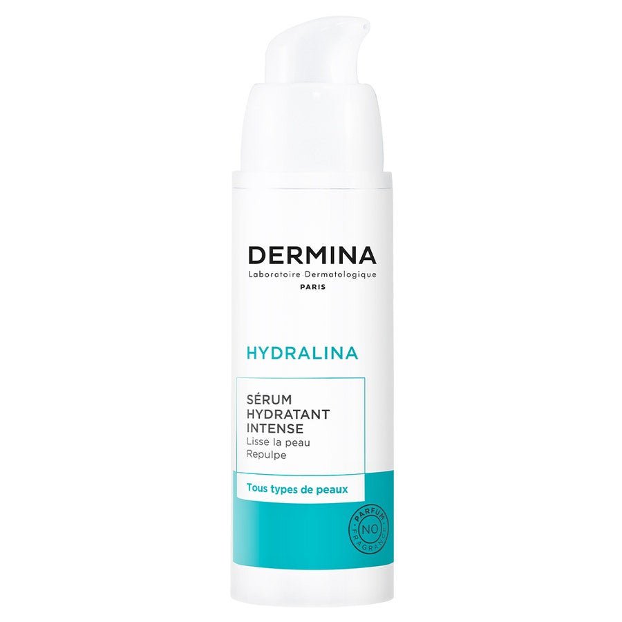 Dermina Hydralina Intense Hydrating Serum All Skin Types 30ml (1.01fl oz) - FrenchBeautyHub